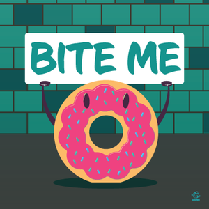 Bite Me Donut 8X8 Print