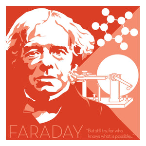 Michael Faraday - Eureka Giclee print
