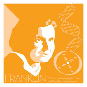 Rosalind Franklin - Eureka Giclee 6x6 Print