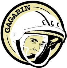 Load image into Gallery viewer, Astronaut of the Month Yuri Gagarin Wooden Magnet
