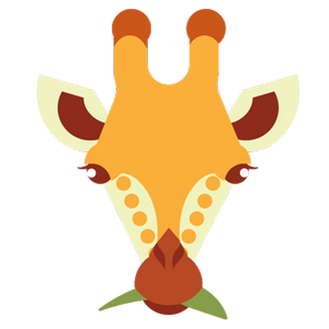 Giraffe WILD Wooden Pin