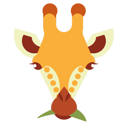 Giraffe WILD Wooden Pin
