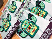 Load image into Gallery viewer, NoBots 4n71-n4n4 Screenprinted Enamel Pin
