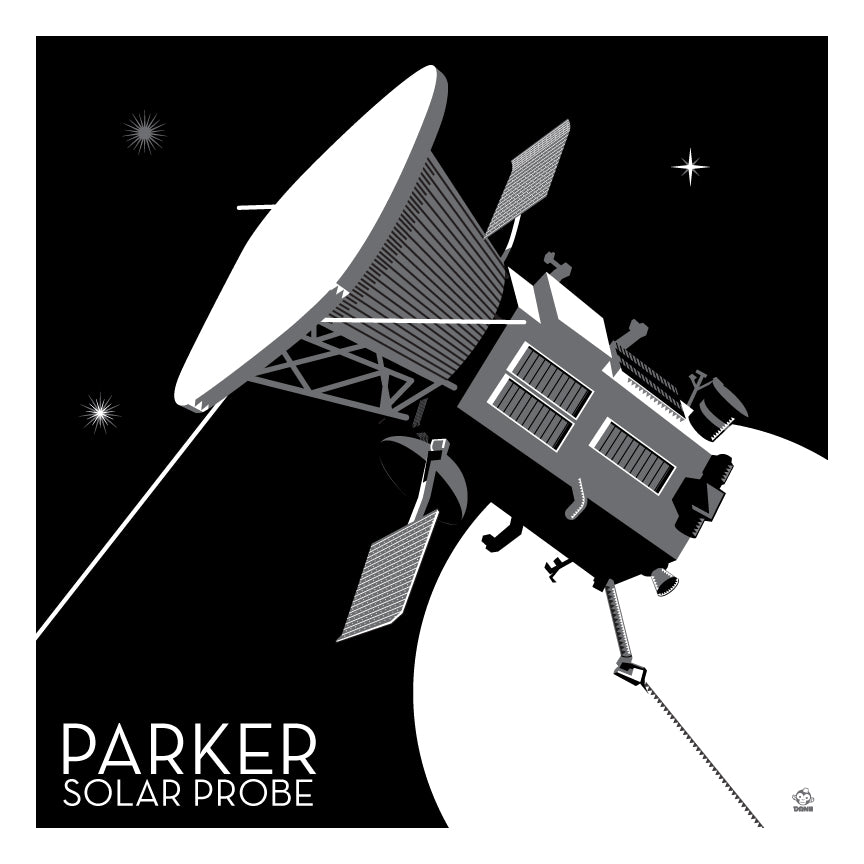 Parker Solar Probe - 10x10 Giclee Print