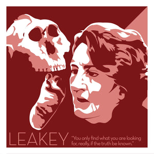 Mary Leakey - Eureka Giclee 6x6 Print