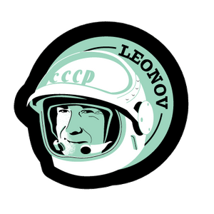 Astronaut Alexei Leonov Wooden Magnet