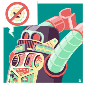 NOBOT No Sun 4x4 Limited Edition Giclee Print