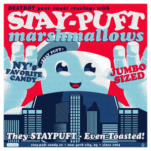 StayPuft Retro Advertisement - New York Comic-Con Limited Edition Print