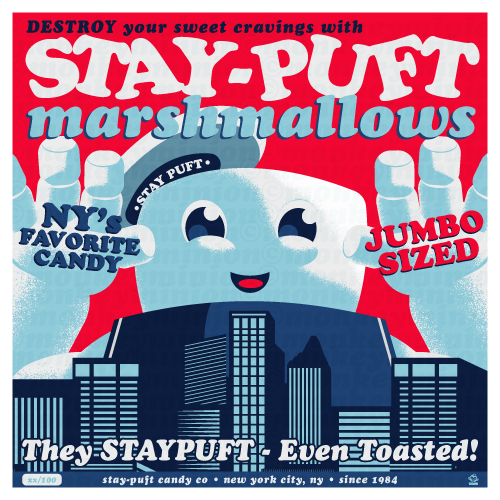 StayPuft Retro Advertisement - New York Comic-Con Limited Edition
