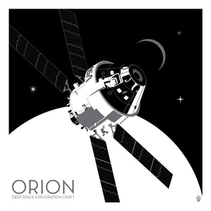 Orion Deep Space Exploration Craft - 10x10 Giclee Print