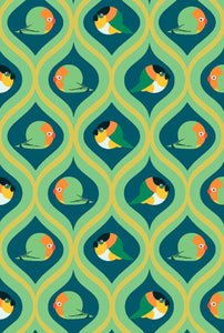 Mid-Century BORBs Postcards Set of 6 5x7 Cards