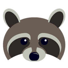 Load image into Gallery viewer, Raccoon Wood Pin
