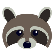Load image into Gallery viewer, Raccoon WILD Wooden Pin
