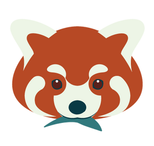 Red Panda WILD Wooden Pin