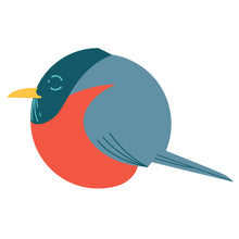 Load image into Gallery viewer, BORBS Robin Wooden Magnet
