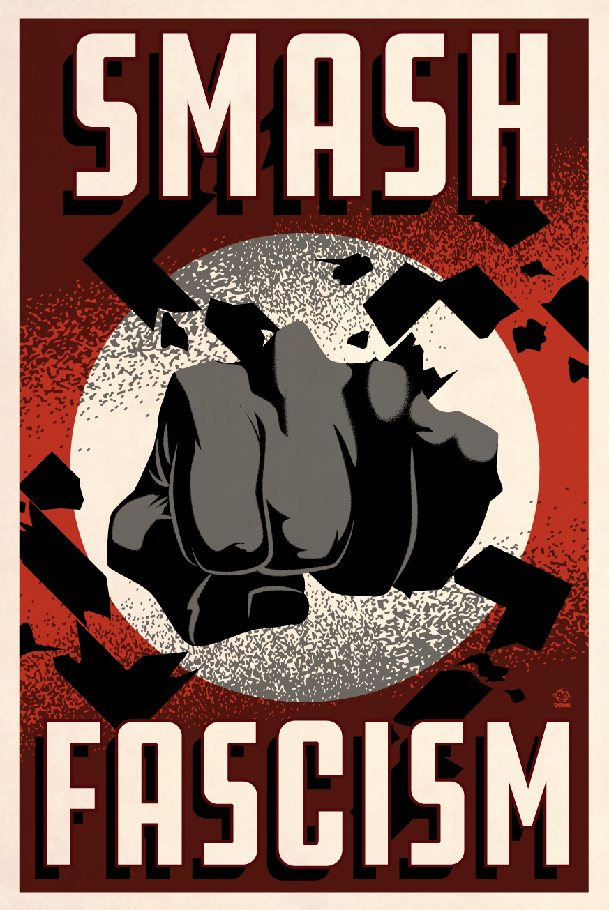 Smash Fascism - 12x18 POPaganada Print