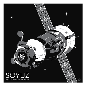 Soyuz Transportation Module 10x10 Giclee Print