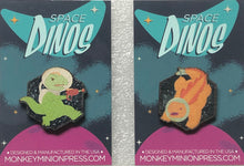 Load image into Gallery viewer, Space Dinos Rex Wooden Magnet
