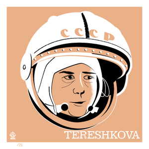 Astronaut Valentina Tereshkova 4x4 Limited Edition Art Print