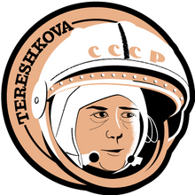 Load image into Gallery viewer, Astronaut Valentina Tereshkova Wooden Pin
