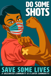 Do Some Shots Vaccine Poster - 12x18 POPaganada Print