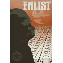 Load image into Gallery viewer, Enlist in the Empire 12x18 Print
